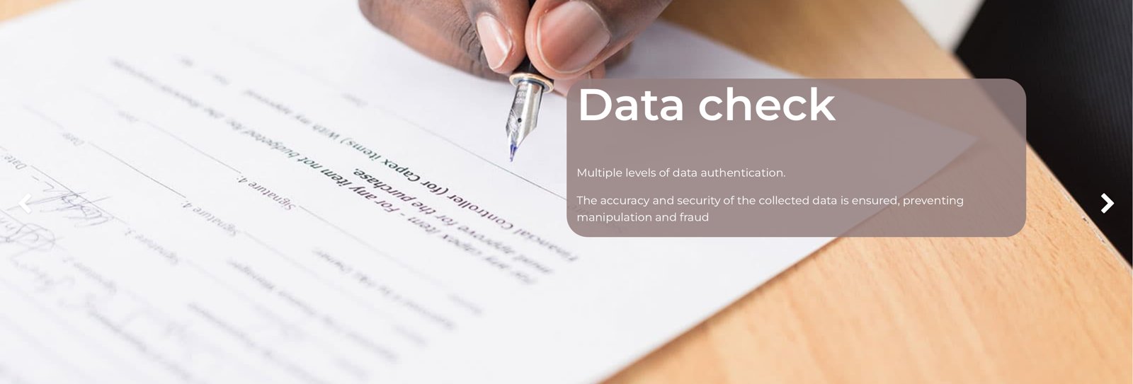 Data check